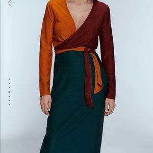 Multicolor midi dress